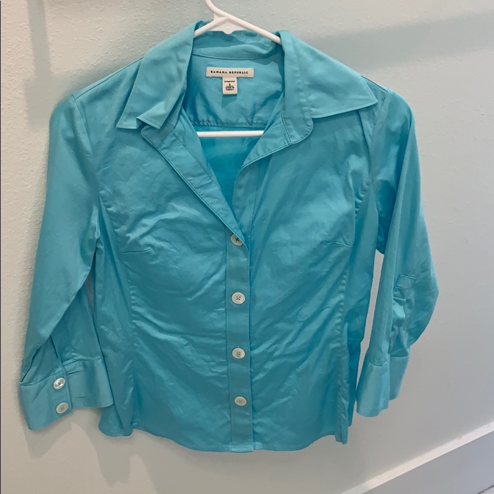 Banana Republic Women’s 3/4 Sleeve Cotton Top